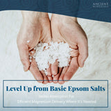 Ancient Minerals Magnesium Bath Flakes - Bathing Alternative to Epsom Salt - Soak in Natural Salts - High-Absorption Efficiency