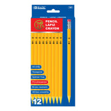 BAZIC Pencil PreSharpened Pencil #2 HB, Latex Free Eraser, Wood Free Yellow Pre Sharpened Pencils for Exam School Office (12/Pa