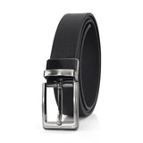 G7 Leather House Leather Belt With Classic Pin Buckle | Adjustable Formal Belt For Trousers Jeans & Chinos | Everyday Office Be