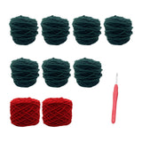 ATORSE Blanket Crochet Kit DIY Crafts Gift Craft Knitting Kit for Enthusiast Adults Diameter 100cm Rose