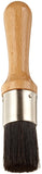 Weiler 40080 1 Diameter, 1-3/8 Bristle Length, China Bristle, Seamless Steel Ferrule, Stencil Glue And Acid Brush With Lacquered