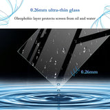 SKTU Screen Protector Foils for 2019 2020 2021 2022 Toyota Corolla Sports Sedan Hatchback 8In Navigation Display Tempered Glass