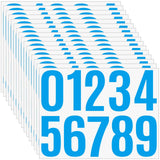 16 Sheets /160 PCS Mailbox Number stickers 4 Inch Waterproof Vinyl Large Decals Self Adhesive House numbers,for Signs Car Home R