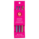 Boye Rounded Aluminum Crochet Hook Set, Sizes JN