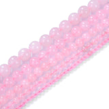 Natural Stone Beads 10mm Rose Quartz Gemstone Round Loose Beads Crystal Energy Stone Healing Power for Jewelry Making DIY,1 Stra