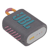 Jbl Go 3: Portable Speaker With Bluetooth, Builtin Battery, Waterproof And Dustproof Feature Gray Jblgo3Gryam