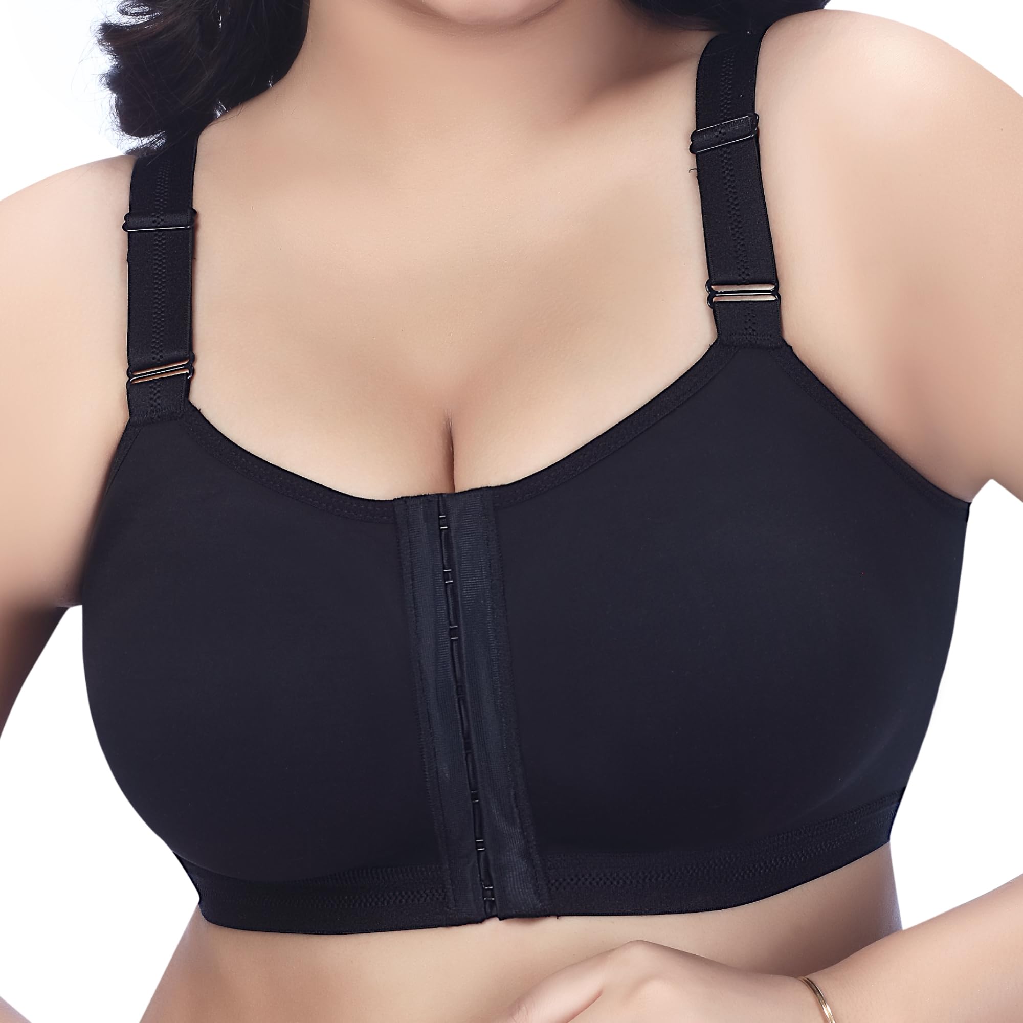 Trylo Riza Front Open-Black-34-C-Cup,BLACK,34,B0CJDXCQ2V