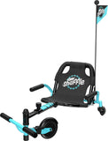 Crazy Cart Shuffle by Razor - Kid-Powered Drifting Go-Kart for Ages 4+, Crazy Cart Drift Bar Technology, Adjustable Frame with 5