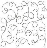Quilting Creations Large Loop Background Quilt Stencil, 11