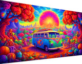 igoodom Large Diamond Painting, Large Diamond Art Kits for Adults, Full Drill Round Big Diamond Painting, DIY Gem Art and Crafts
