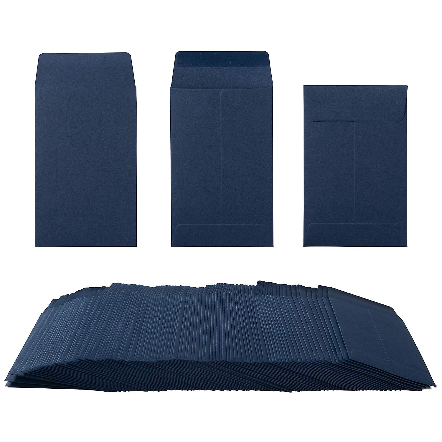 100 Pack Kraft Small coin Envelopes Self-Adhesive Seed Envelopes Mini Parts Small Items Stamps Storage Packets Envelopes for gar