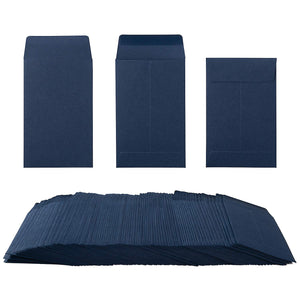 100 Pack Kraft Small coin Envelopes Self-Adhesive Seed Envelopes Mini Parts Small Items Stamps Storage Packets Envelopes for gar