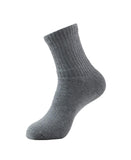 Jockey MenS Calf Length Sports Cotton Socks 7035_Charcoal Mel_Free Size