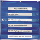 Pacon Corporation 20080 Pocket Chart, Mini, 28Inch x28Inch, Blue