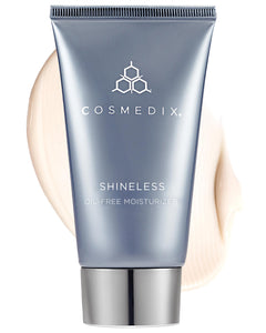 COSMEDIX Shineless Oil-Free Face Moisturizer for Women & Men - Hydrating Face Cream with Vitamin B3 for Oily & Blemish-Prone Ski