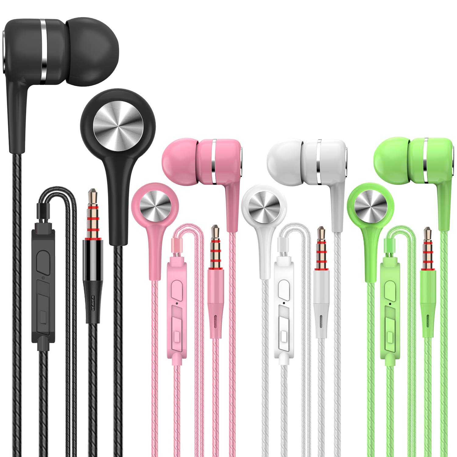 YNR A12 Headphones Earphones Earbuds Earphones, Noise Islating, High Definition, Fits All 3.5mm InterfaceStereo for Samsung, iPh