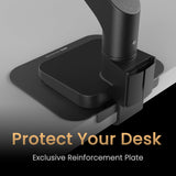 BenQ BSH01 Ergo Monitor Arm -Gas Spring Monitor Stand for Up to 45'' & 44lbs Screens, Heavy Duty, Quick Installation, No Sagging