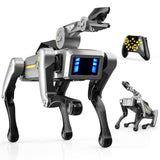 Smart Robot Dog Robotic Puppy Dog with Clamp Arm, 20+ Interactive Voice Commands Actions Programming AI for gripping STEM Pet, D