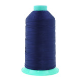 Mandala Crafts Size 138 420D T135 Bonded Nylon Thread - Navy Blue 1250 YDs Tex 135 Heavy Duty Sewing Threads for Leather, Jeans,