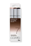 COPIC Sketch Marker 3Pc Blending Trio Set 7,fine,Assorted