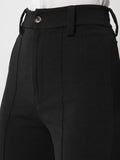 Kotty Regular Fit Women Black Trousers