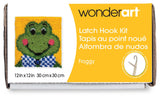 Wonderart Froggy Latch Hook Kit, 12 X 12