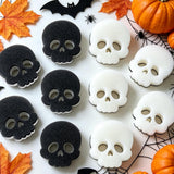 PRESSINART 12Pcs Skull Dish Sponge for Washing Dishes Halloween Themed