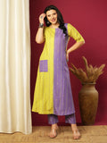 Anni Designer Women'S Rayon Blend Anarkali Printed Kurta With Pant (Manohar Multi-Vks01_S_Multi_Small) Multicolour,Multicolour,S,,,