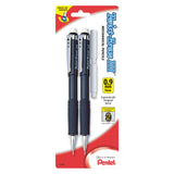 Pentel TwistErase III Mechanical Pencils, 0.9 mm, Assorted Barrel Colors, Pack Of 2 Pencils