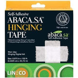 Lineco, Archival Self-Adhesive Abaca Paper Hinging Tape, 0.875 Inch x 150 Feet, Neutral pH, Acid-Free, for Photo Mat Artwork, Pa