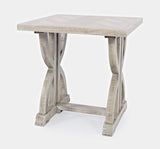 Jofran Inc. Fairview Rustic Trestle End Table