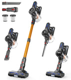 NADALY Cordless Vacuum Cleaner, 500W 40KPA Stick Vacuum with 45min Runtime, Anti-Tangle Self-Standing Vacuum Cleaners for Home, 