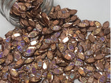 The Design Cart 14 mm Pink Brown Rainbow Eye 2 Hole Sequins Sitara for Embroidery, Embellishing Handbags, Apparels, Art Craft DI