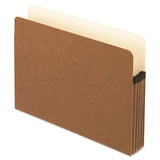 Smart Shield File Pocket, Straight Cut, 1 Pocket, Letter, Red Fiber