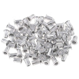 Keadic 100Pcs M8 Metric Rivet Nuts, Aluminum Flat Head Threaded Insert Nutserts for Automotive, Furniture, Decoration