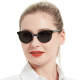 OCCI CHIARI Womens Sunglass Reading Glasses 1.0 Black Sun Readers with Magnification Outdoor UV400(1.0 1.25 1.5 1.75 2.0 2.25 2.