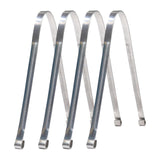 Stainless Steel Tongue Cleaner For Adults | Flat Design Tongue Scraper For Oral Hygiene | Metal Tongue Cleaner For Fresh Breath 