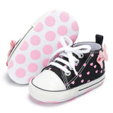 Tutoo Unisex Baby Boys girls Star Sneaker Soft Anti-Slip Sole Newborn Infant First Walkers cotton Shoes
