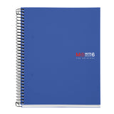 Michellius 2829 Ring Notebook, A5, Grid, Basic, Blue