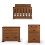Child Craft Redmond Full Panel Crib, Dresser and Chest Nursery Set, 3-Piece, Includes 4-in-1 Convertible Crib, Dresser and Chest