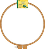 Dritz 3203 Plastic NoSlip Quilting Hoop, 14Inch, Natural