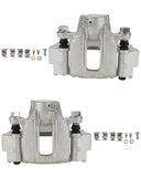 cciyu Rear Left + Right Brake Calipers With Bracket 19B2726 19B2727 For Toyota 2003-2014 (2PCS)