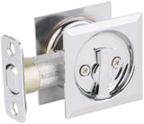 Kwikset 335SQT26 Privacy Pocket Door Locks, Polished Chrome