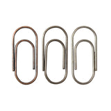 Advantus Metal Mini Paper Clips by Tim Holtz Ideaology, 48 per Pack, 5/8 Inch, Antique Finishes, TH92791