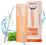 Episkey Tongue Scraper (1 Pack), Tongue Cleaner For Adults For Better Breath, Durable Stainless Steel Tongue Scrapers, EasyToC