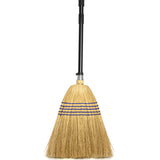 TidyBliss Corn Broom Heavy Duty for Sweeping Garden, Garage, Yard, Porch