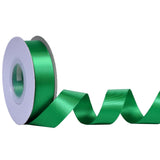 Ribest Green Double Faced Satin Ribbon, 7/8 Inch 25 Yard Ribbon for Crafts Gift Wrapping Hair Bows Wedding Party Decoration Bouq
