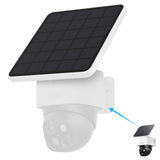 4W Solar Panel Compatible with eufy Security SoloCam S340,Replace The Original 2W Solar Panel,Keep Your eufy S340 Camera Continu
