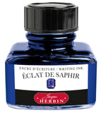 Herbin Fountain Pen Ink - 30ml Bottled - Eclat de Saphir