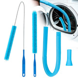 Universal Dryer Vent Cleaner Kit with Vacuum Hose 4Piece Lint Brush & Attachment Set for Clothes Dryer, Shop Vac Accessories,